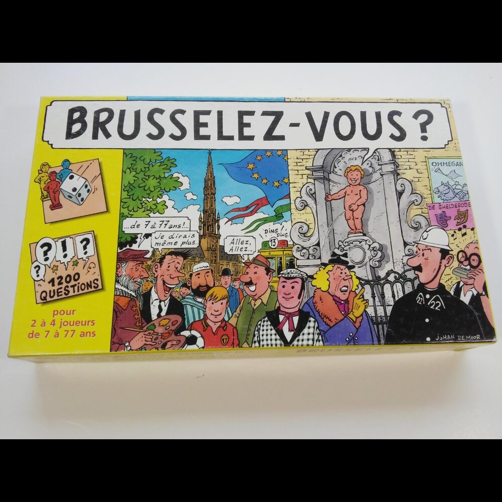 Jeu de societe questions sur Bruxelles: Brusselez - Vous - RARE